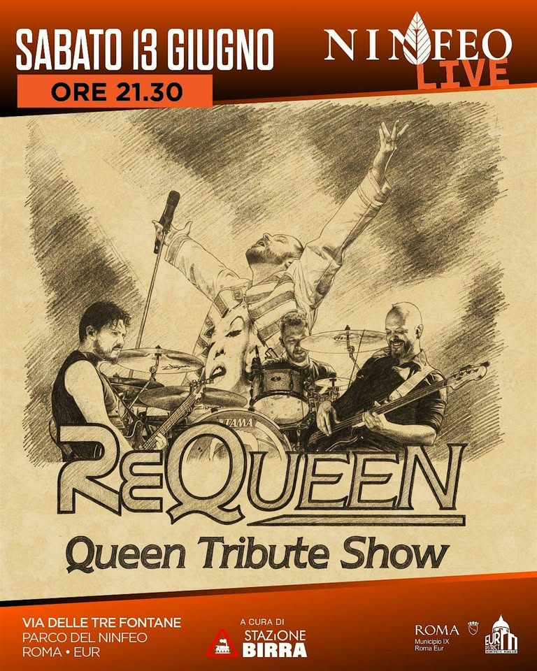 Evento Ninfeo Live ReQueen Locandina Ninfeo Live ReQueen - sabato 13 giugno ore 21:00 - 00:00