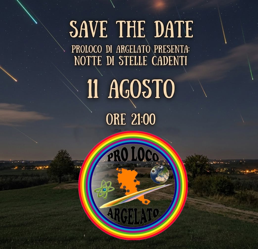 Evento Notte di stelle cadenti Locandina Notte di stelle cadenti - martedì 11 agosto ore 19:00 - 23:00
