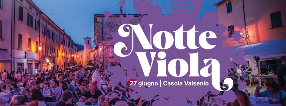 Notte Viola 🪻🌙 Profumi & magia a Casola Valsenio ✨️ Potrebbe essere un'immagine raffigurante il seguente testo "Notte 27 Violą, giugno Casola Valsenio"