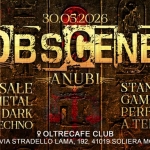 OBSCENE: ANUBI @OLTRECAFE CLUB – SOLIERA – Obscene Anubi @Oltrecafe Club – Soliera – a Soliera (MO) il 30 maggio 2026