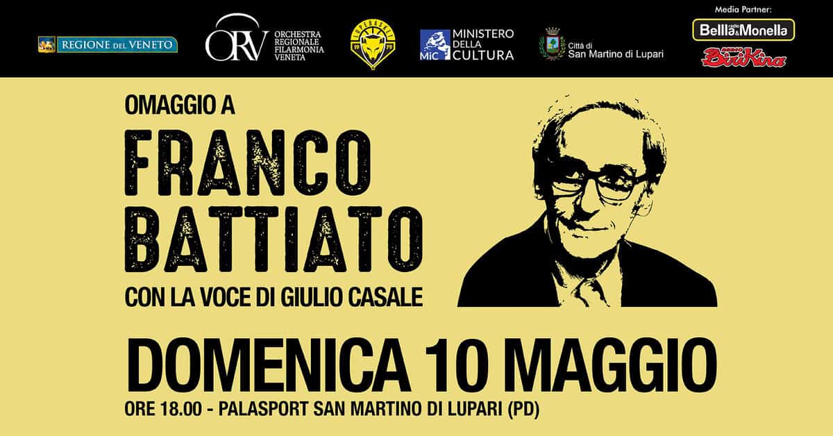 Evento Omaggio a Franco Battiato Locandina Omaggio a Franco Battiato - domenica 10 maggio ore 18:00 - 20:00