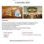 Pellegrinaggio San Giovanni Rotondo Pellegrinaggio San Giovanni Rotondo a Bellizzi (SA) il 6 settembre 2026