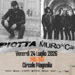 Piotta + Il Muro del Canto | Live in Milano Piotta Il Muro del Canto Live in Milano a Segrate (MI) il 24 luglio 2026