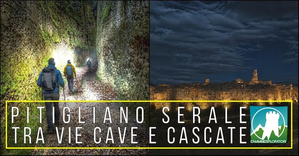 Evento Pitigliano Serale tra Vie Cave e Cascate Locandina Pitigliano Serale tra Vie Cave e Cascate - sabato 11 luglio ore 17:00 - 19:00