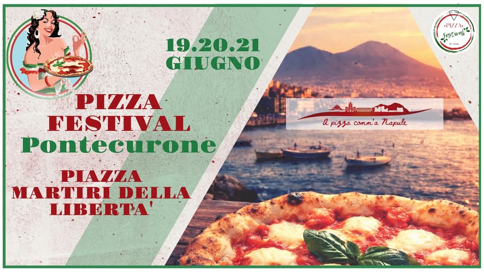 Evento Pizza Festival Pontecurone (Al) 19/20/21 Giugno Piazza Martiri Della Liberta’ Locandina Pizza Festival Pontecurone (Al) 19/20/21 Giugno Piazza Martiri Della Liberta’ - da venerdì 19 giugno - domenica 21 giugno 2026 ore 18:00 ore 23:45