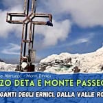 PIZZO DETA E MONTE PASSEGGIO, I GIGANTI DEGLI ERNICI, DALLA VALLE ROVETO Potrebbe essere un'immagine raffigurante il seguente testo "THONTACN.CON M MONTAGNA CON Lazio e Abruzzo Monti Ernici PIZZO DETA E MONTE PASSEGGIO MEDIA GIADA I GIGANTI DEGLI ERNICI, DALLA VALLE ROVETO"