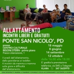 Ponte San Nicolò (PD) – Incontro LLL a sostegno dell’allattamento Ponte San Nicolò (PD) – Incontro LLL a sostegno dell’allattamento a Ponte San Nicolò (PD) il 12 ottobre 2026