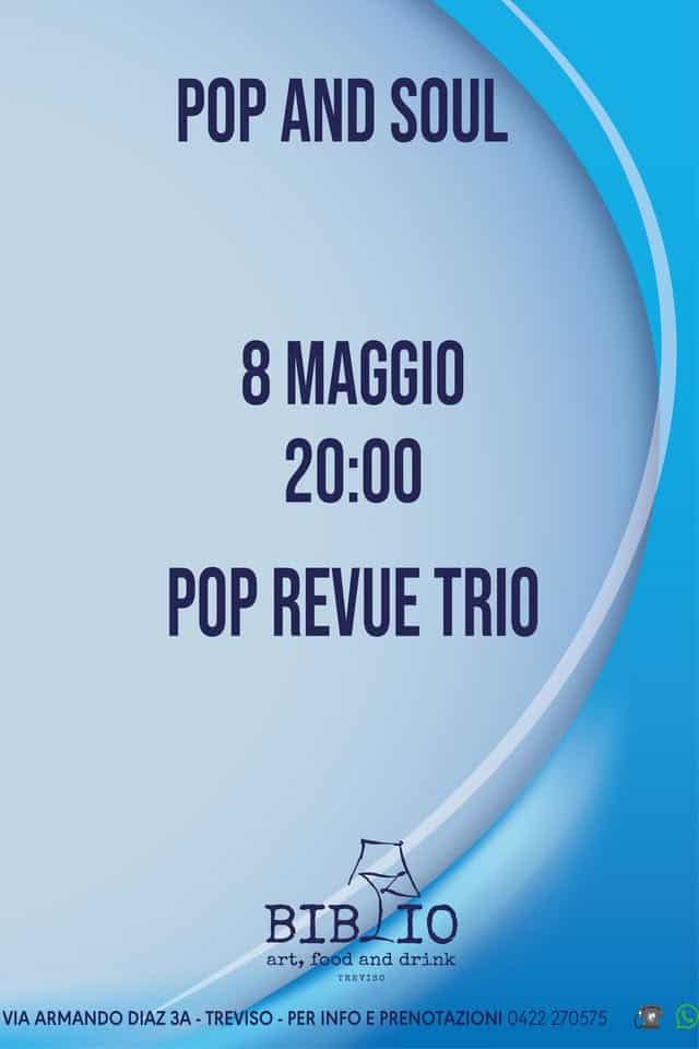 Evento Pop And Soul Live Al Biblio Locandina Pop And Soul Live Al Biblio - venerdì 8 maggio ore 20:00 - 22:00