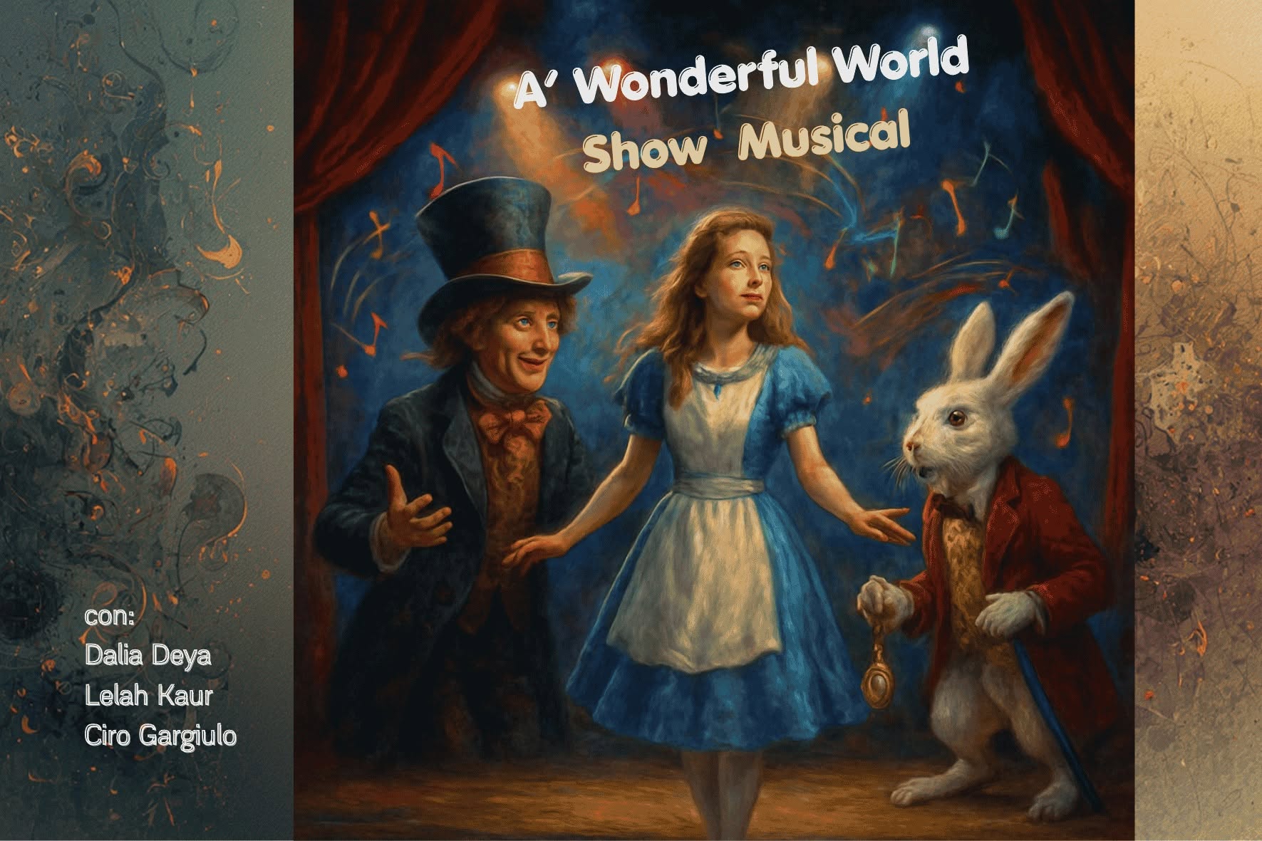 Evento Pranzo Spettacolo a wonderful world Locandina Pranzo Spettacolo a wonderful world - domenica 9 agosto ore 13:30 - 15:30