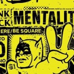 Punk Rock Mentality #11 Potrebbe essere un contenuto di pop art raffigurante testo