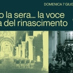 Quando la sera… la voce profana del rinascimento Potrebbe essere un'immagine raffigurante il seguente testo "#CCC40 40" EDIZIONE DOMENICA 7 GIUGNO 2026 ORE 21 Quando la sera... la voce profana del rinascimento ရျေးကြ့မြညု Coro da camera del collegium co musicum almae matris dir. Nicola carli 中袋 100"
