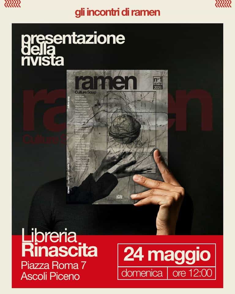 Evento Ramen La Rivista Locandina Ramen La Rivista - domenica 24 maggio ore 12:00 - 14:00
