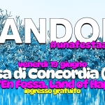 Random® • Fossa di Concordia (MO) • Playa d’en Fossa, Land of Happiness Potrebbe essere un'immagine raffigurante il seguente testo "SUONICA LAND HAPPINESS PLAYAG EN RANDO DOM မမတ ಶೈ #unafesfaacaso venerd concordia(MO) (MO) 19 giugno FoSSa FossadiConc di Playad'enf d'En Fossa, Land of Happiness ingresso Playad'EnFossa,Landofk ingressogratuto gratuito"