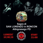 RED ON TOP – Red Hot Chili Peppers Tribute live @ SAGRA DI SAN LORENZO Albignasego PD RED ON TOP – Red Hot Chili Peppers Tribute live – SAGRA DI SAN LORENZO Albignasego PD a Albignasego (PD) il 10 agosto 2026
