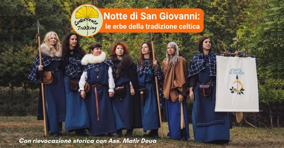 Evento Rievocazione storica – Notte di San Giovanni le erbe della tradizione celtica Locandina Rievocazione storica – Notte di San Giovanni le erbe della tradizione celtica - domenica 21 giugno ore 16:00 - 19:30