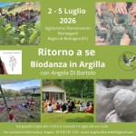 Ritorno a se Biodanza in Argilla Ritorno a se Biodanza in Argilla a Bagno di Romagna (FC) il 2 luglio - 5 luglio 2026