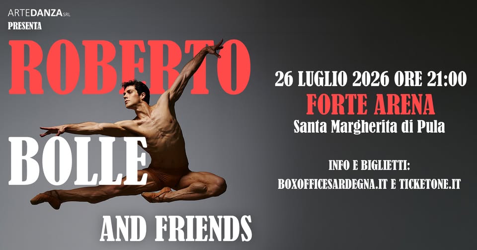 Evento Roberto Bolle and Friends alla Forte Arena Locandina Roberto Bolle and Friends alla Forte Arena - domenica 26 luglio ore 21:00 - 23:00