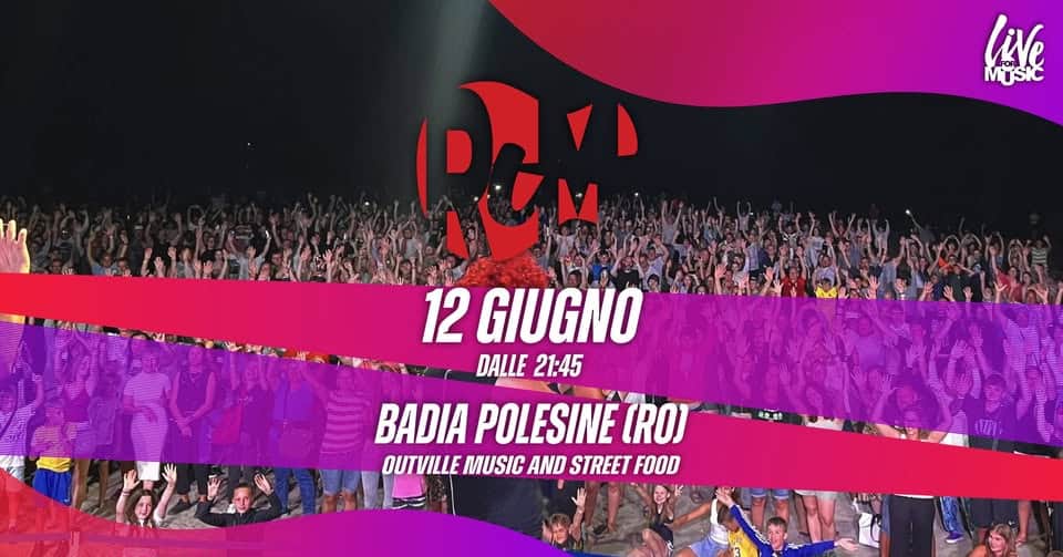 🎬🔥 ROCK IN MOVIE – Badia Polesine (RO) 🔥🎬 Potrebbe essere un'immagine raffigurante una o più persone, folla e il seguente testo "لامال MJSic REM ማ 12 GIUGNO DALLE DALLE21:45 21:45 BADIA POLESINE (RO) OUTVILLE MUSIC AND STREET FOOD 903ه"