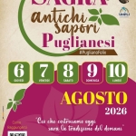 Sagra degli Antichi Sapori Puglianesi Sagra degli Antichi Sapori Puglianesi a Montecorvino Pugliano (SA) il 6 agosto - 10 agosto 2026
