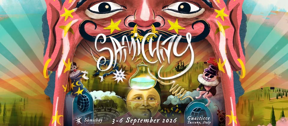 Evento Samichay 2026 Locandina Samichay 2026 - da giovedì 3 settembre - domenica 6 settembre 2026 ore 12:00 ore 23:45