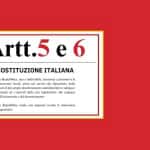 Sana e robusta – Costituzione. Articoli 5 e 6: incontro con Chiara Galbersanini e Francesco Palermo Potrebbe essere un contenuto grafico raffigurante il seguente testo "Artt.5e e COSTITUZIONE ITALIANA La Repubblica, una indivisibile riconosce promuove le autonomie locali: attua servizi dipendono dallo Statoi piu ampio decentramento sentramento-aminisraivo.rade adegua principi metodi della legislazione alle esigenze del decentramento. delf'autonomia La Repubblica tutela con apposite norme le le ninoranze linguistiche"