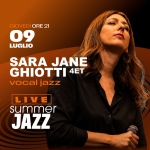 Sara Jane Ghiotti 4et | Live Summer Jazz Estate BRN Village Sara Jane Ghiotti 4et Live Summer Jazz Estate BRN Village a Forlimpopoli (FC) il 9 luglio 2026