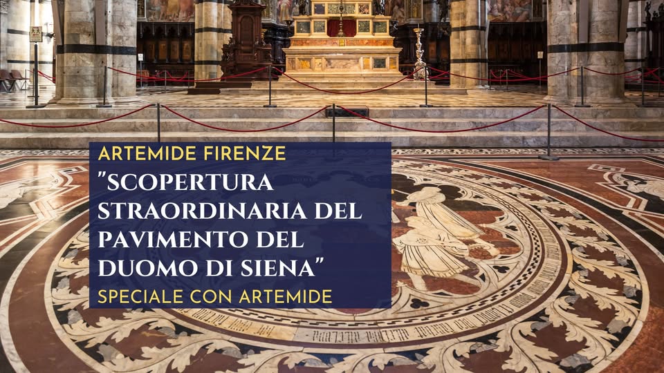 Evento Scopertura straordinaria del pavimento del Duomo di Siena Locandina Scopertura straordinaria del pavimento del Duomo di Siena - da domenica 28 giugno - domenica 15 novembre 2026 ore 10:30 ore 17:00