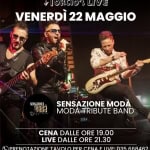 Sensazione Modà live@Torcio’s-Villa di Serio(BG) Potrebbe essere un'immagine raffigurante il seguente testo "TORGIO"3 DRINK & FOOD LIVE VENERDÌ 22 MAGGIO บบรุม com SENSAZIONE सभ्ह्राप SENSAZIONE MODÀ MODA TRIBUTE BAND CENA DALLE ORE 19.00 LIVE DALLE ORE 21.30 PRENOTAZIONE TAVOLO PER CENA E LIVE: 035 668462 VIA P.CAVALLI 53, VILLA DI SERIO (BG)"