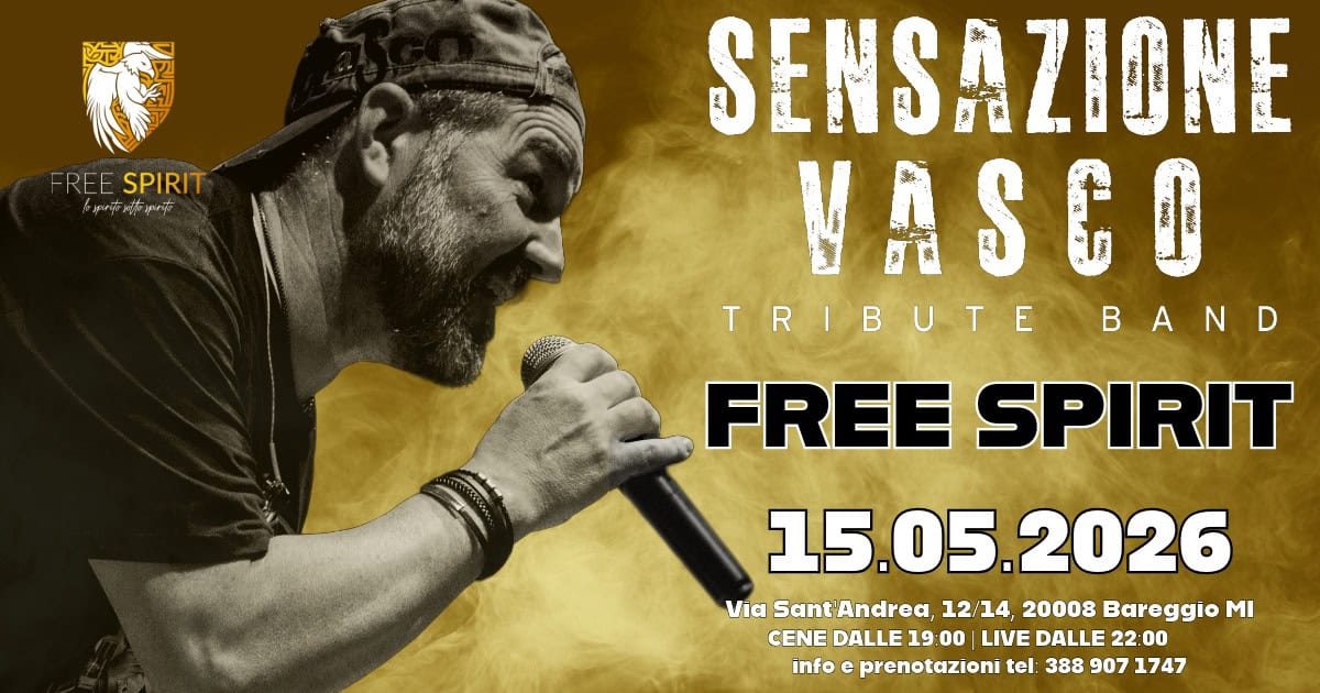 SENSAZIONE VASCO ►Tributo a Vasco Rossi | Free Spirit Potrebbe essere un'immagine raffigurante bandiera e poster