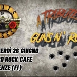 SHOTS OF ROSES – Guns N Roses tribute band live at HARD ROCK CAFE, Firenze (FI) Shots Of Roses - Guns N' Roses Tribute Band