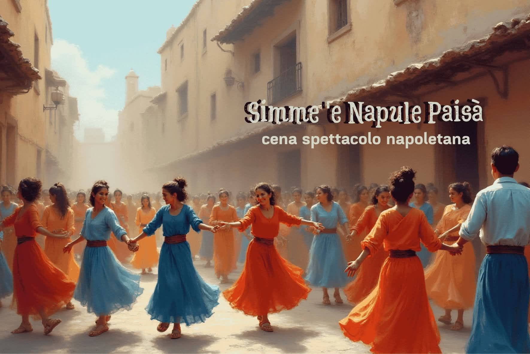 Evento Simme ‘e Napule Paisà “Cena Spettacolo Napoletana” Locandina Simme ‘e Napule Paisà “Cena Spettacolo Napoletana” - sabato 20 giugno ore 21:00 - 23:00