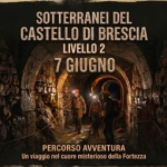 Sotterranei del Castello di Brescia Liv 2 – i Bastioni – Visite guidate 7 giugno Sotterranei del Castello di Brescia Liv 2 – i Bastioni – Visite guidate 7 giugno a Brescia (BS) il 7 giugno 2026