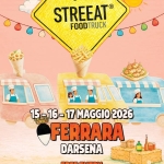 STREEAT®️Food Truck Festival FERRARA Potrebbe essere un'immagine raffigurante strada e testo