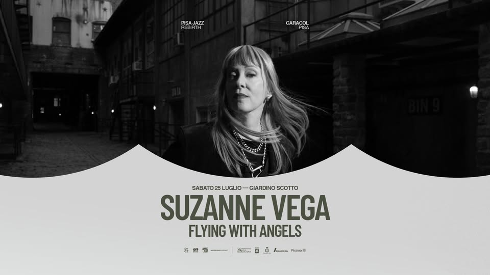 Evento Suzanne Vega – Flying With Angels Locandina Suzanne Vega – Flying With Angels - sabato 25 luglio ore 21:30 - 23:30