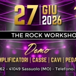 THE ROCK WORKSHOP The Rock Workshop a Sassuolo (MO) il 27 giugno 2026