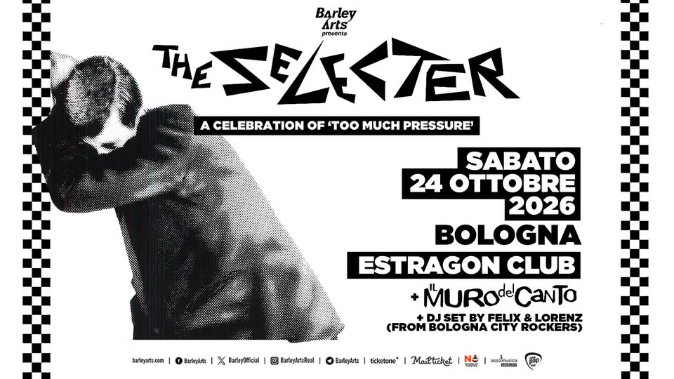 Evento The Selecter A Celebration of “Too Much Pressure” Live in Bologna Locandina The Selecter A Celebration of “Too Much Pressure” Live in Bologna - sabato 24 ottobre ore 20:30 - 22:30