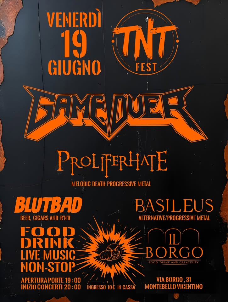 Evento TNT fest 2026 Locandina TNT fest 2026 - venerdì 19 giugno ore 19:00 - 21:00