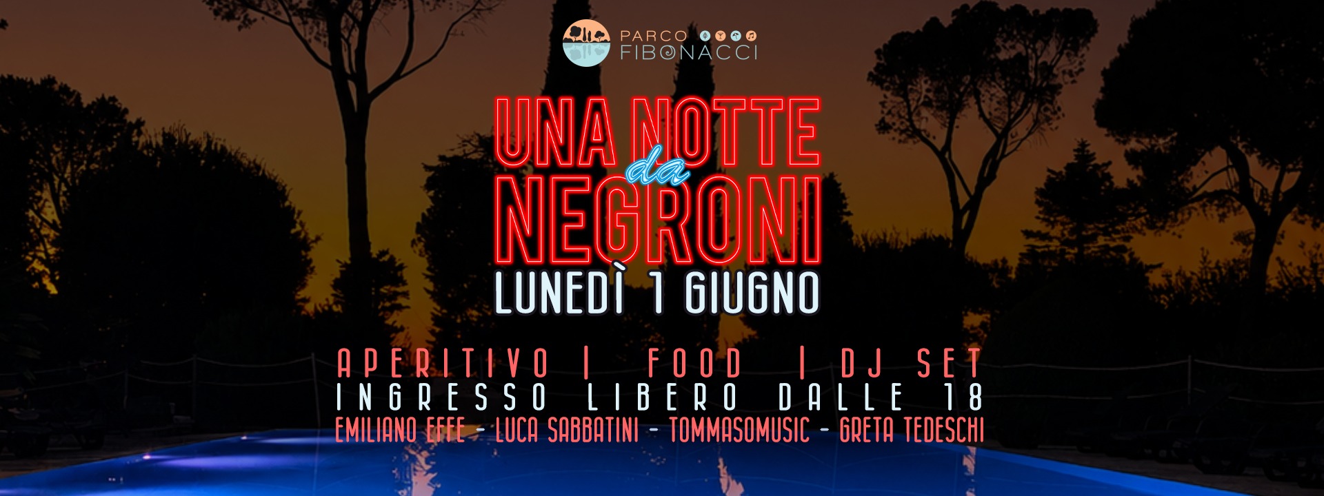 Evento Una notte da Negroni Locandina Una notte da Negroni - lunedì 1 giugno ore 18:00 - 20:00