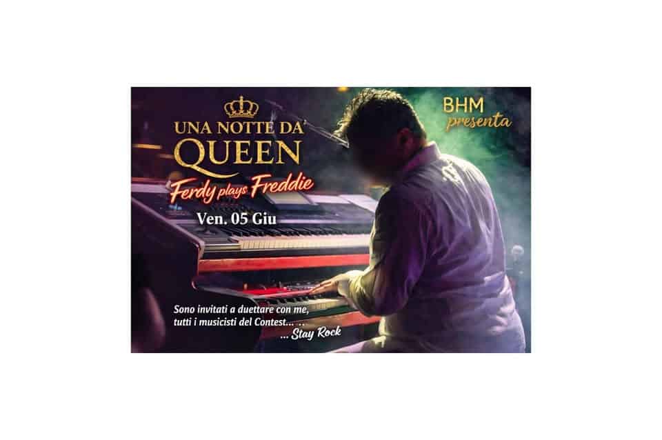 Evento Una Notte Da Queen Locandina Una Notte Da Queen - venerdì 5 giugno ore 21:00 - 23:00