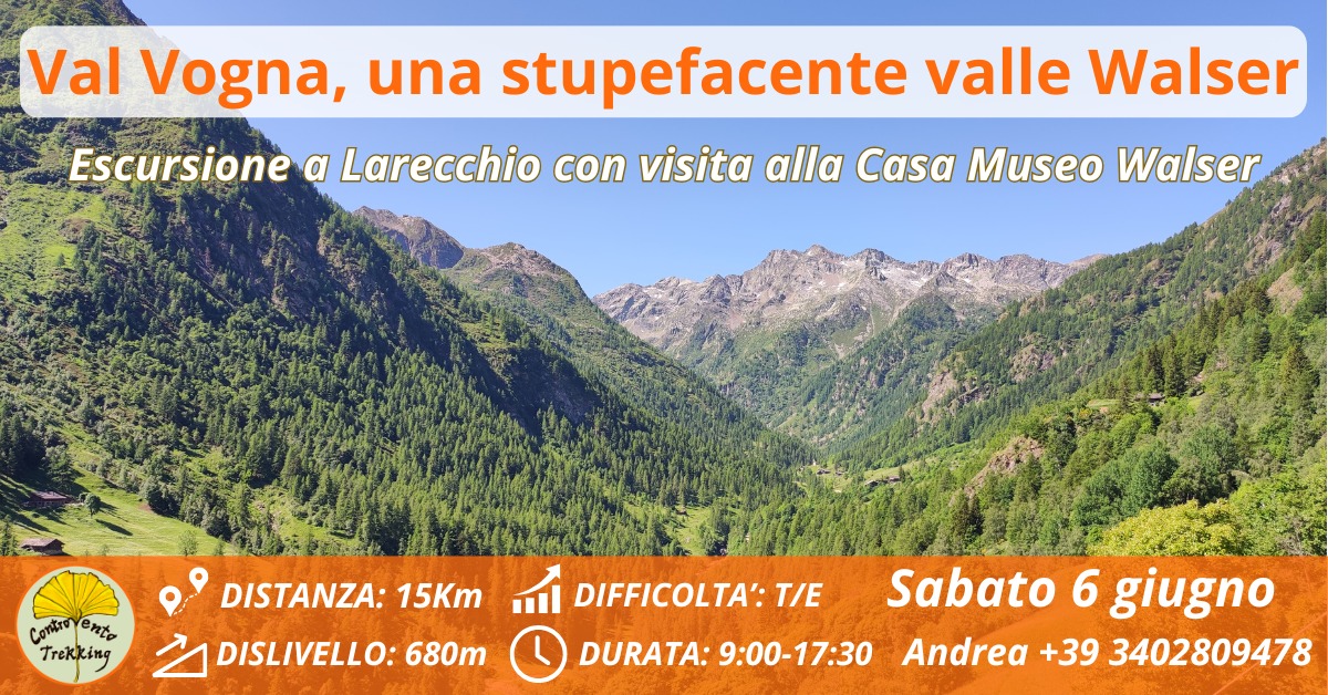 Evento Val Vogna, una stupefacente valle Walser Casa Museo Locandina Val Vogna, una stupefacente valle Walser Casa Museo - sabato 6 giugno ore 09:30 - 18:00