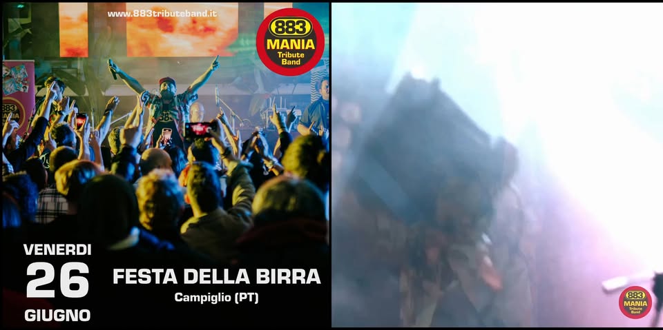 Evento Ven 26 Giu Campiglio (Pt) 883 Mania Live Locandina Ven 26 Giu Campiglio (Pt) 883 Mania Live - venerdì 26 giugno ore 21:00 - 23:00