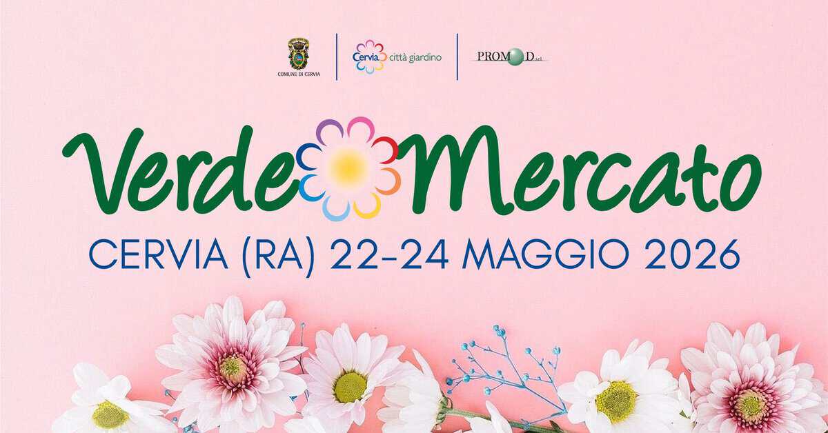 Evento Verde Mercato Primavera Locandina Verde Mercato Primavera - da venerdì 22 maggio - domenica 24 maggio 2026 ore 15:30 ore 22:00