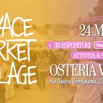 VIVACE MARKET VILLAGE | VINTAGE, FATTO A MANO E UPCICLYNG @OSTERIA VIVACE (TV) Potrebbe essere un'immagine raffigurante il seguente testo "domenica 24 MAGGIO + 30 ESPOSITORI Vintage, HandMade, Upoyting VIVACE MARKEI & STREET FOOD VILLAGE OSTERIA OSTERIAVIVACE VIVACE via Νκονα Trevigiana, 23, Casale sul Sile MELTING SHOP"