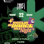Voglia di Dance all Night ✨ Potrebbe essere un'immagine raffigurante il seguente testo "V VILLANOVA FESTA 품이십디 CREW BEAT VENERDÌ MAGGIO 22 VOCLIA DI DDANCE ALL Night JARNO JARNOGFURLA & FURLA 集鳥産 م FIORE EVENTO EMENTO GARANTITO EVENTOGARANTIOANCHE ANCHE CASO MALTEMPO INGRESSO LIBERO PIAZZAIT PIAZZAMAMARZOTTO,VILANOVI TA mArOTTO VILANOVA SANTA MARGHERITA"