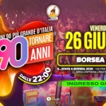 Voglio Tornare Negli Anni 90 ® • Borsea (RO) Potrebbe essere un'immagine raffigurante il seguente testo "حني 白發大零 VENERDÌ 26 GIUGNO BORSEA (RO) IL LIVE SHOW ANNI 90 PIÙ GRANDE D' D'ITALIA R TORNARE VOGLIO NEGLI 90 ANNI E...STATE TATE A BORSEA 2026 VIA FRA' GIROL AMO SAVONAROLA AREA DISPENSA CREATIVA ROVIGO DALLE 22:00 22 LORANDE D'ITALIA TORNARE ANNI D'ITALIA ANARE L PUL INGRESSO GRATUITO TIVE'SHO 3 حب コアンくい BRAVERLR GRANDE D'ITALIA TORMARE"