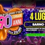 Voglio Tornare Negli Anni 90 ® • Sarno (SA) Voglio Tornare Negli Anni 90 r – Sarno (SA) a Sarno (SA) il 4 luglio 2026