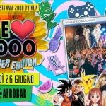 WE LOVE 2000® PARTY CATANIA ★ Venerdì 26 Giugno@AFROBAR – LA PRIMA e PIU’ GRANDE FESTA ANNI 2000! Potrebbe essere un contenuto di pop art raffigurante il seguente testo "የሀይም משקד LA PRIMA FESTA ANNI 2000 D'TALIA NON FARTELO RACCONTARE X 団政味 国家聞 WEC WE 2000 SUNMER EDTION VENERDÌ 26 GIUGNO AFROBAR 5OL0 DIVERTENTISMO"