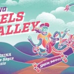 Wheels in Valley 2026 Potrebbe essere un disegno raffigurante motocicletta, moto da cross e il seguente testo "WHEELS 6-7 GIUGNO IN VALLEY CICLABILE DELLA Ritrovo Piazzale VALSASSINA Sagra delle Sagre, Barzio BRIANZA SPANDA SPANDA"