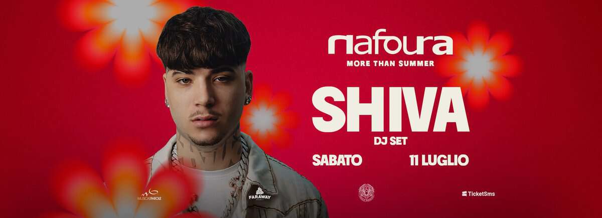 Evento 11.07.2026 Nafoura W – Shiva Slings Locandina 11.07.2026 Nafoura W – Shiva Slings - sabato 11 luglio ore 23:00 - 01:00