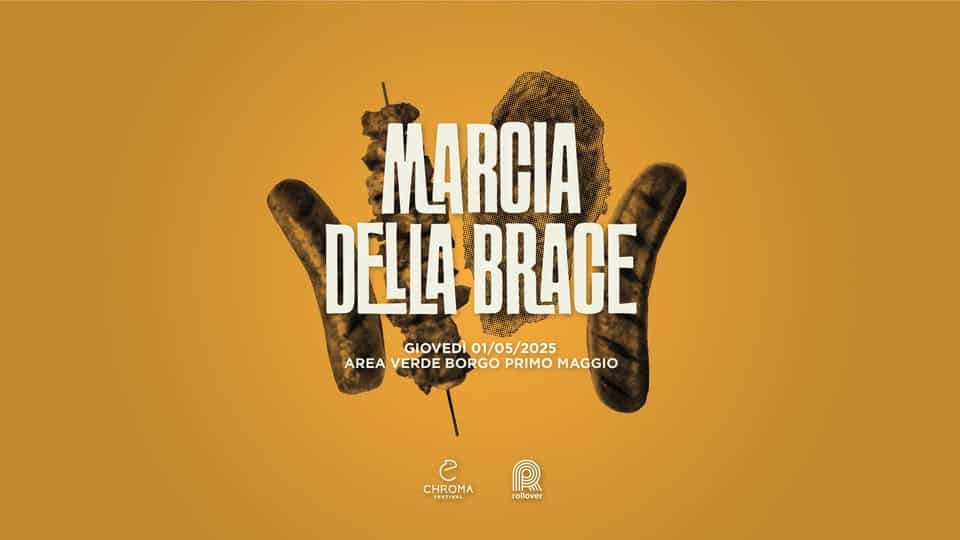 Evento Marcia della Brace 2025 Locandina Marcia della Brace 2025 - giovedì 1 maggio ore 12:00 - 14:00